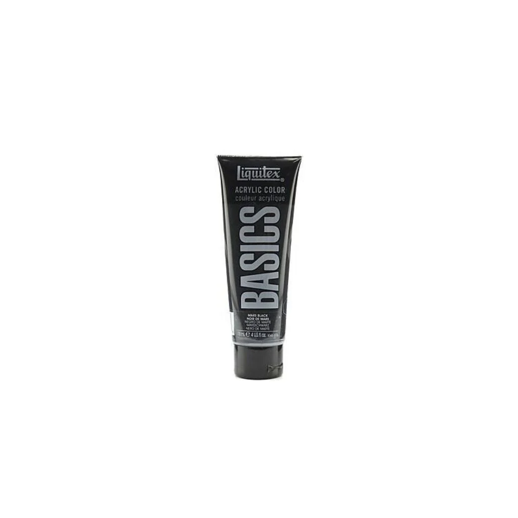 ACRILICA BASICS (118 ML) NEGRO MARS