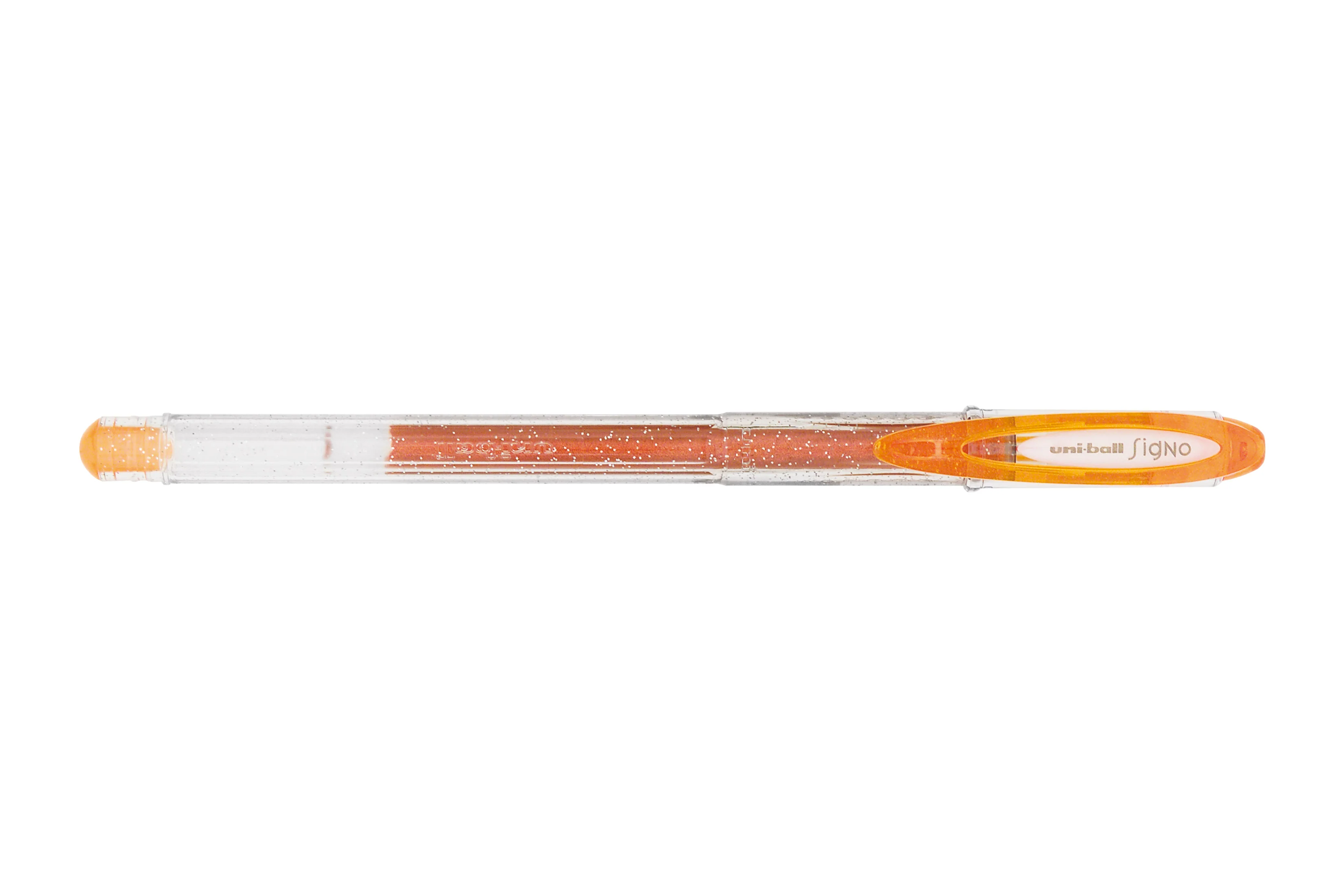 BOLIGRAFOS GLITTER SIGNO SPARKLING NARANJA