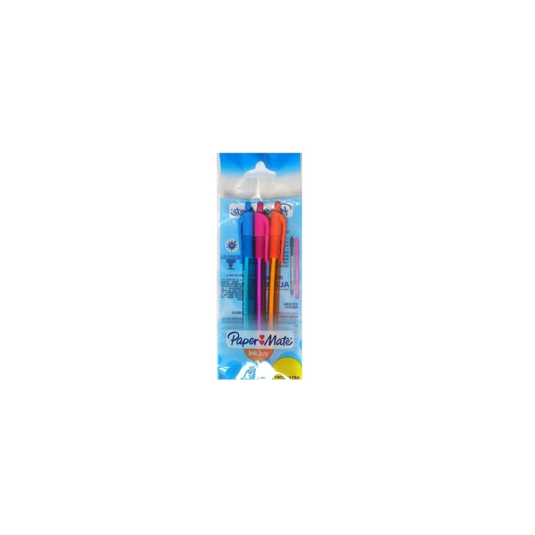 BOLIGRAFOS INKJOY 100 RT  3/1 SURTIDO FASHION