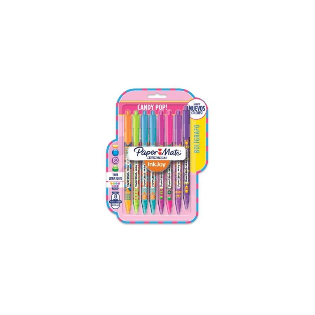 BOLIGRAFOS INKJOY 100 RT 8/1 WRAPS KCO SURTIDOS
