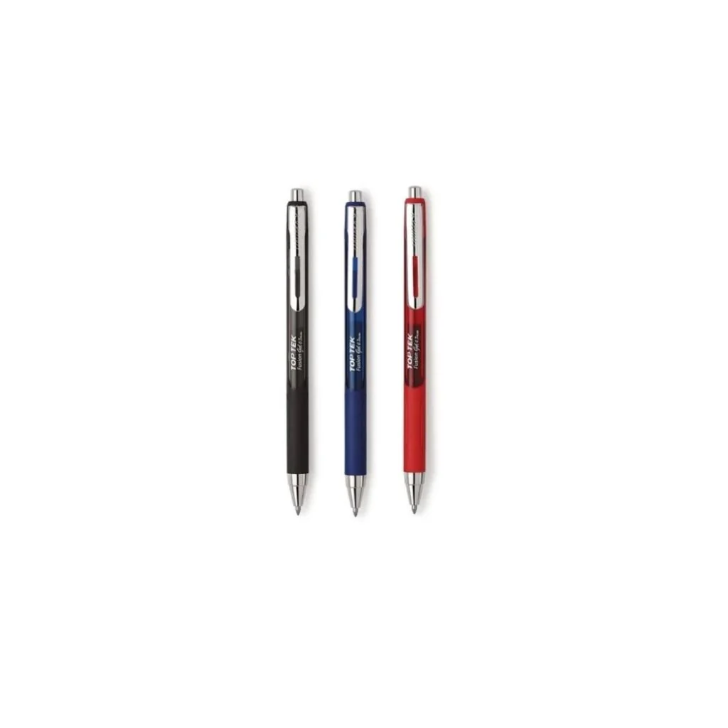 BOLIGRAFOS TOPTEK FUSION RT GEL .7MM AZUL 12/1