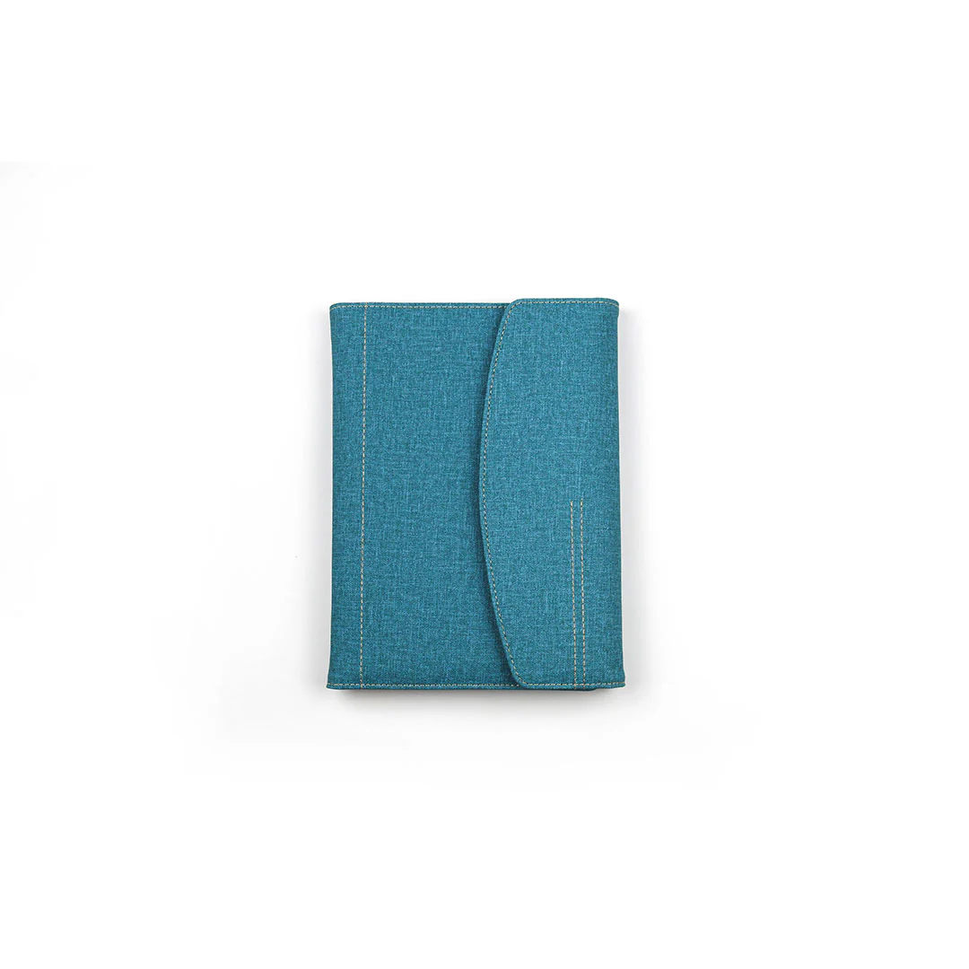 CARPETAS JEANS C/CLIP A4 AZUL AQUA