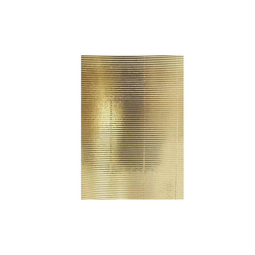 CARTON CORRUGADO METALICO (20 X 26) DORADO