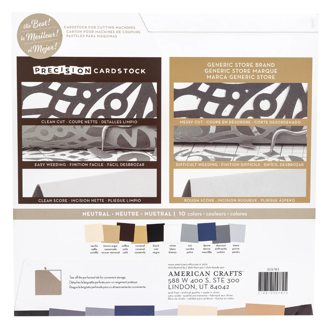 CARTULINA PRESICION SMOOTH NEUTRAL (12 X 12) 216gsm 60/1 - Image 3