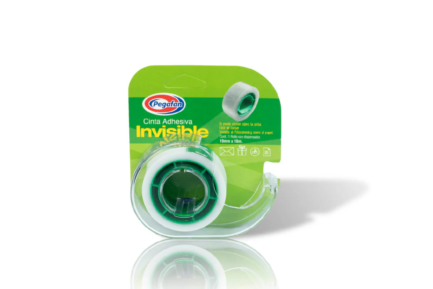 CINTAS ADHESIVAS INVISIBLE  C/DISPENSADOR 3/4 X 10M