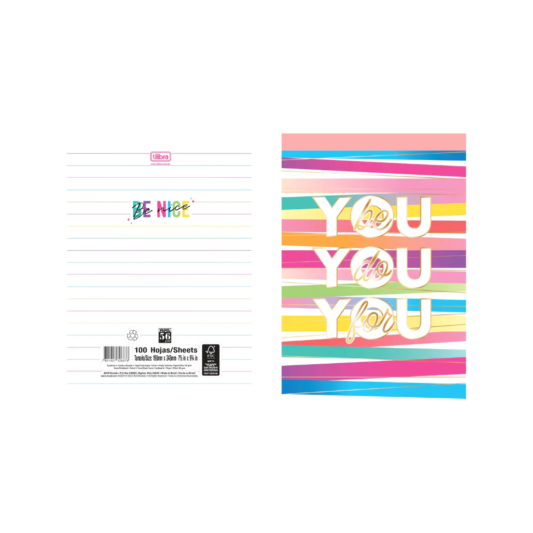 CUADERNO COSIDO 200 PAG. BE NICE - Image 2