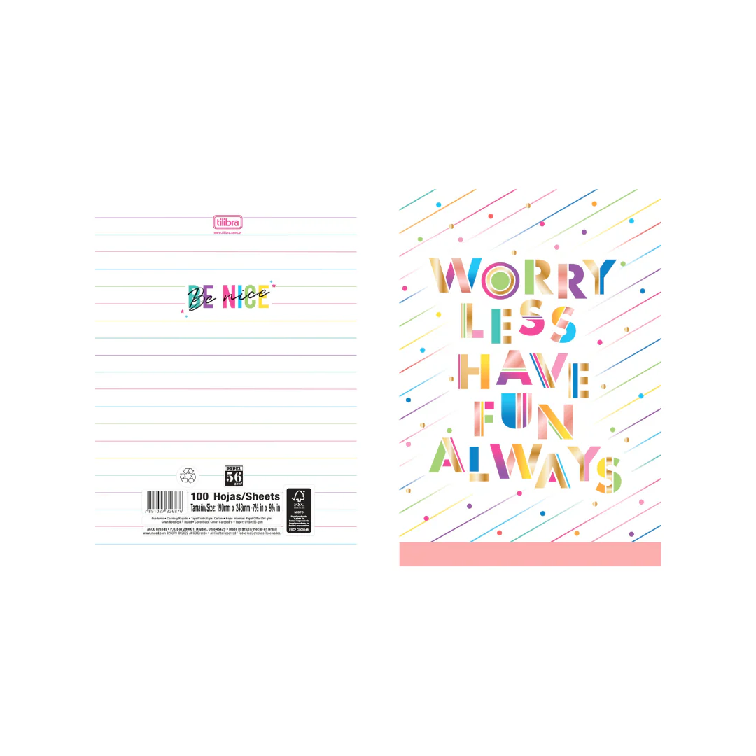 CUADERNO COSIDO 200 PAG. BE NICE - Image 3