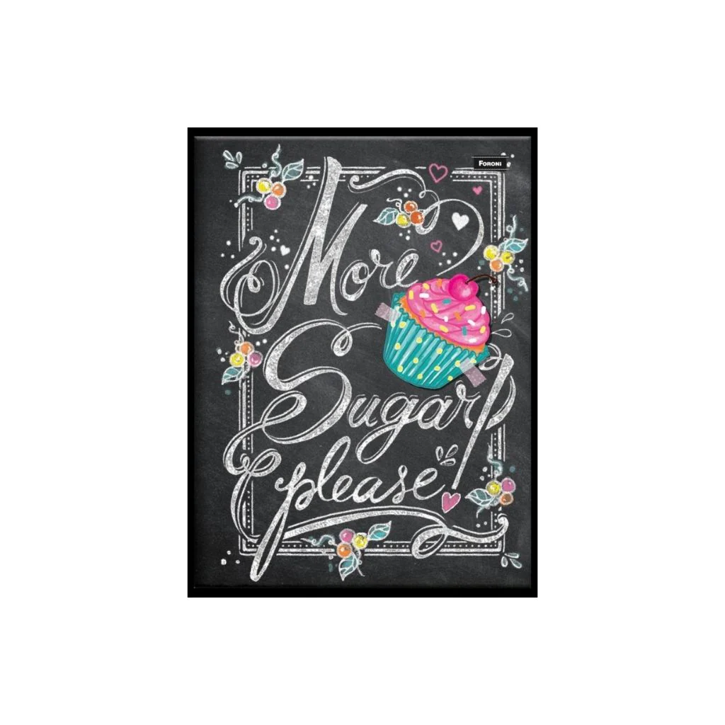 CUADERNO COSIDO 200 PAG. CUPCAKE