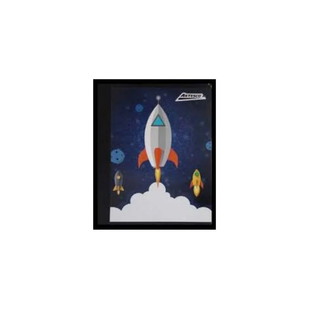 CUADERNO COSIDO 200 PAG. HOLOGRAFICA