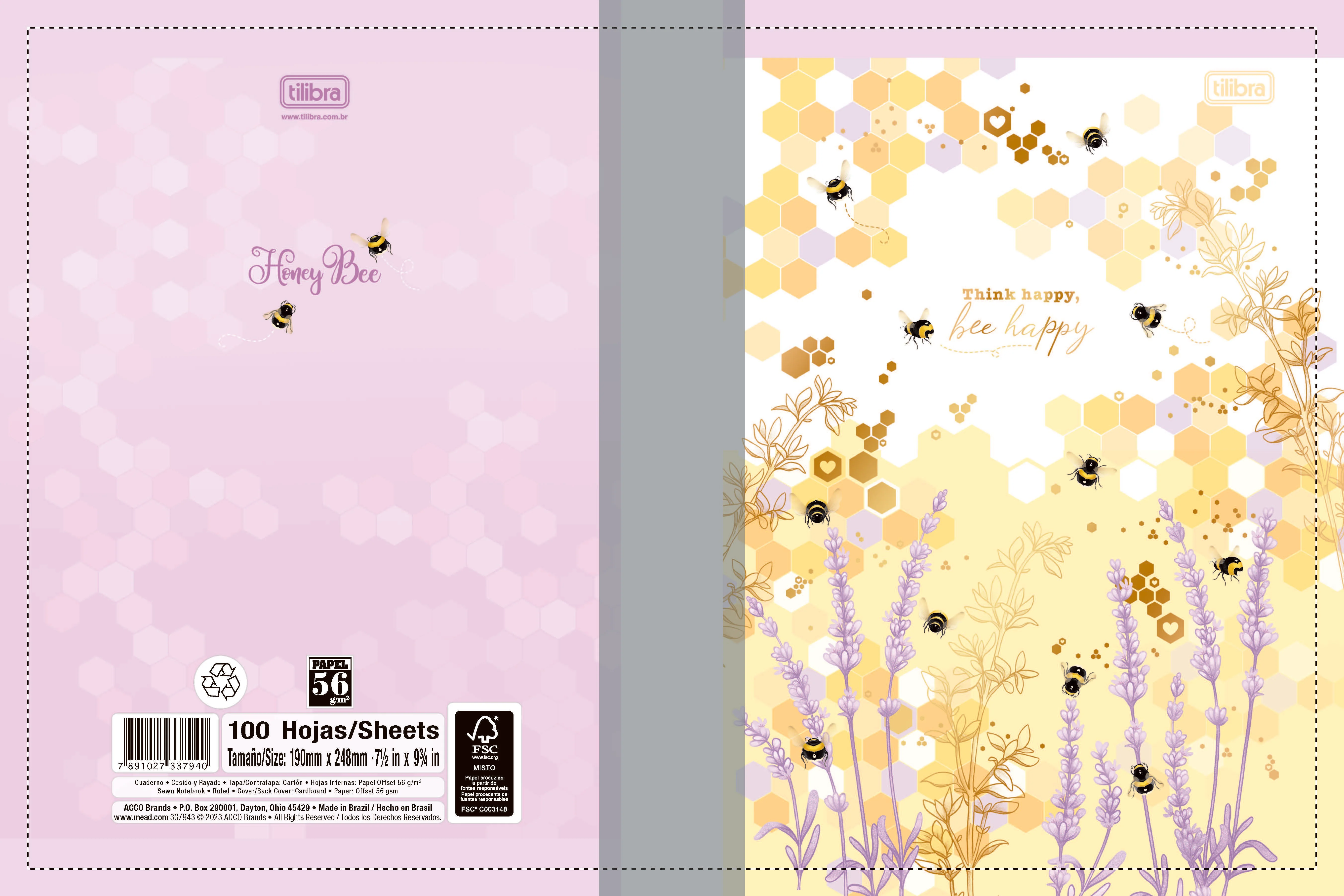 CUADERNO COSIDO 200 PAG. HONEY BEE - Image 4