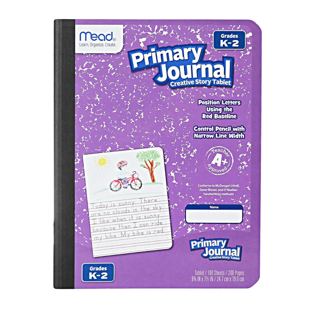 CUADERNO COSIDO 200 PAG. PRIMARY JOURNAL K-2 SURTIDAS - Image 5