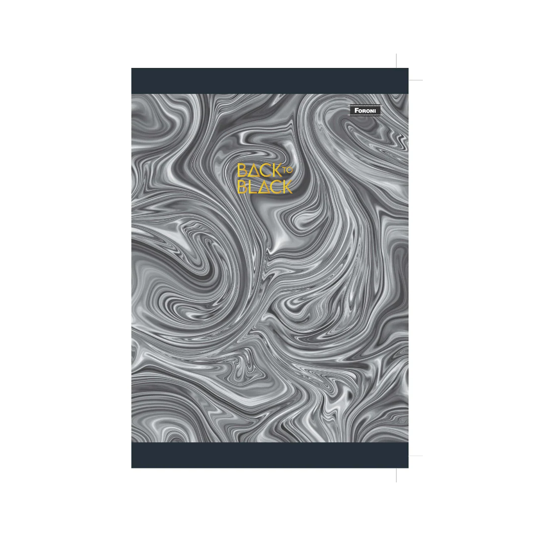 CUADERNO COSIDO 200 PAG. APS BACK TO BLACK - Image 4