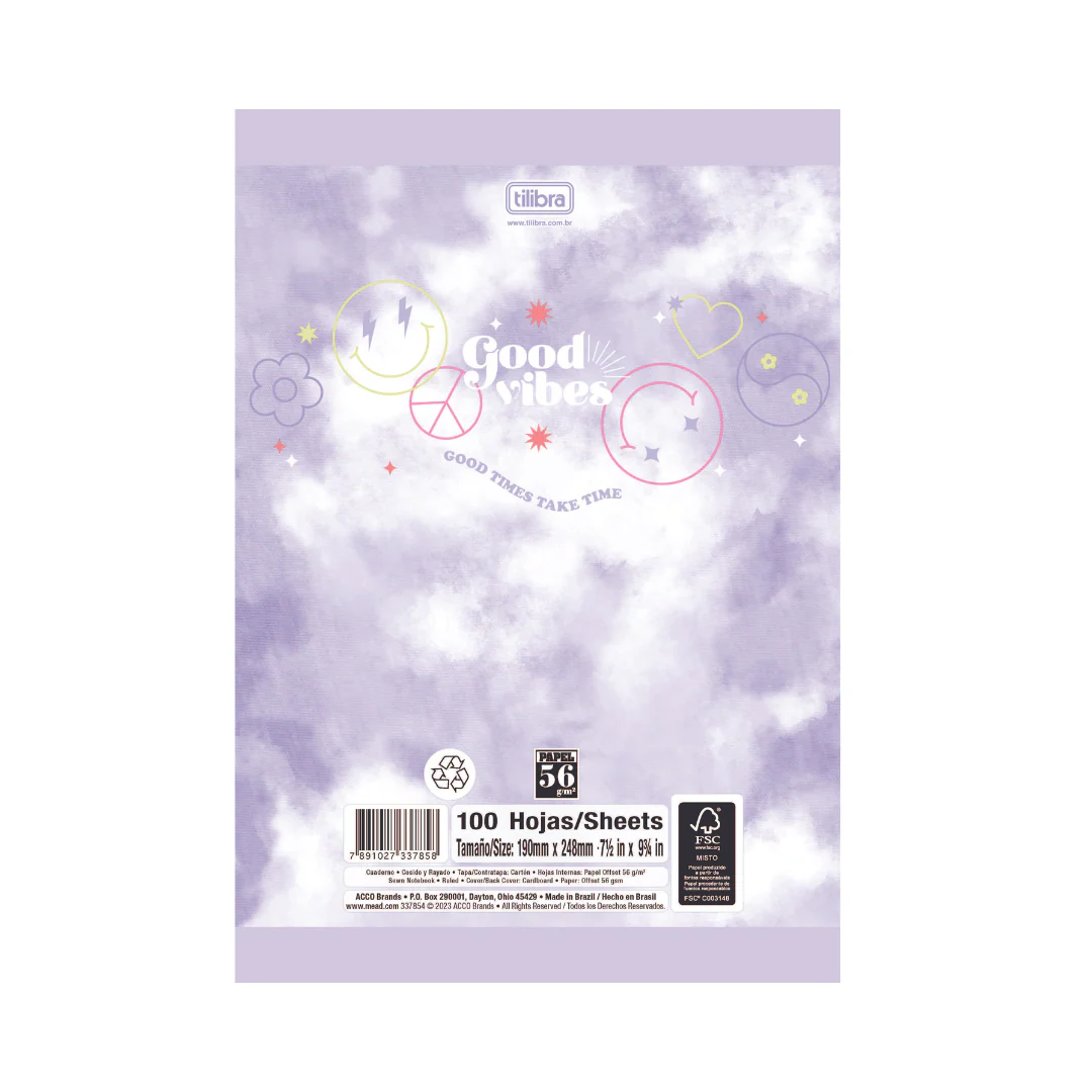 CUADERNO COSIDO 200 PAG. GOOD VIBES - Image 5