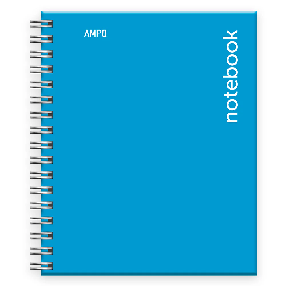 CUADERNO EN ESP. (8.5 X 6-3/4) TD 100H AZUL CELESTE
