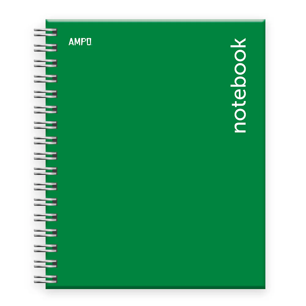 CUADERNO EN ESP. (8.5 X 6-3/4) TD 100H VERDE