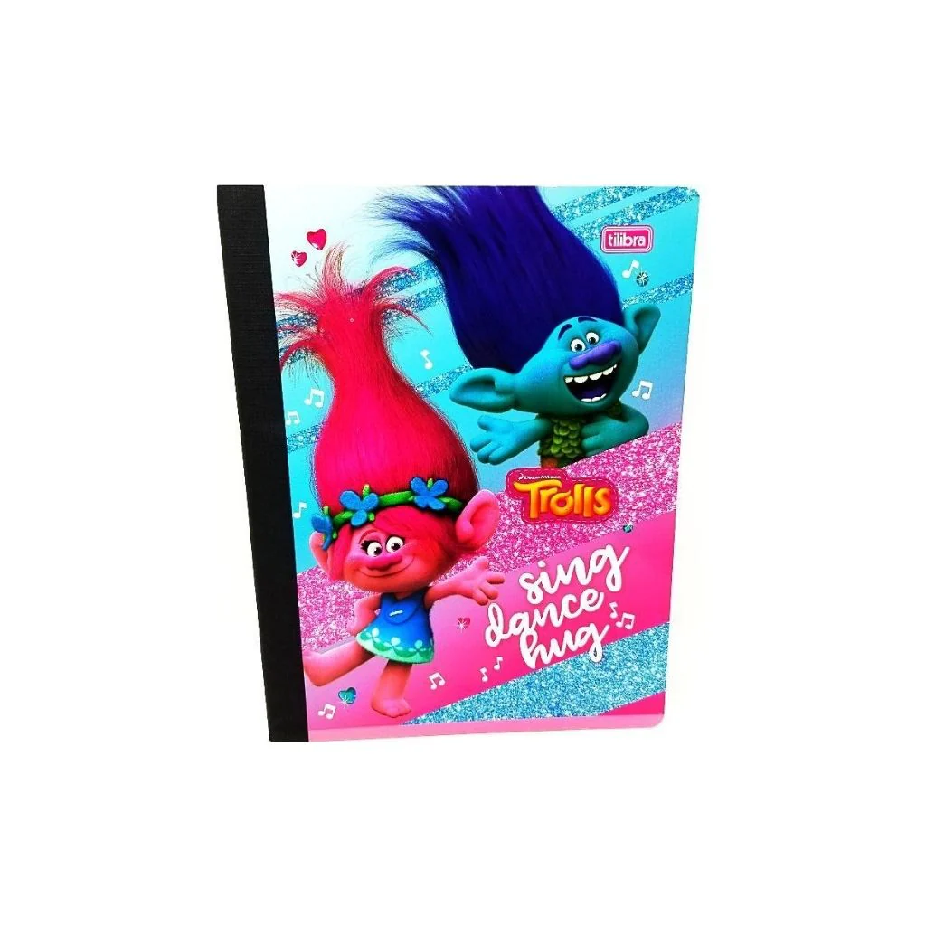 CUADERNO COSIDO 200 PAG. TROLLS COMP