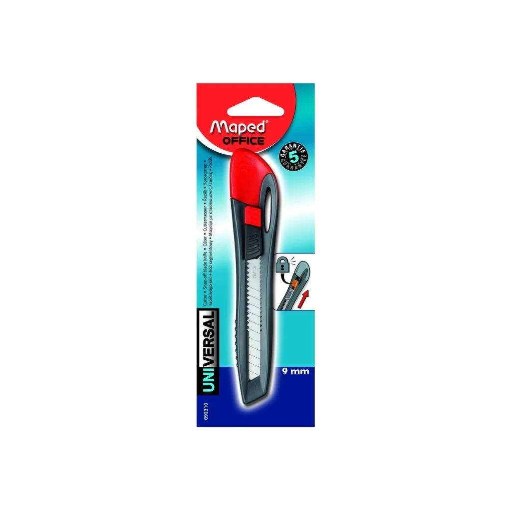 CUCHILLA MANGO PLASTICO UNIVERSAL 9 MM