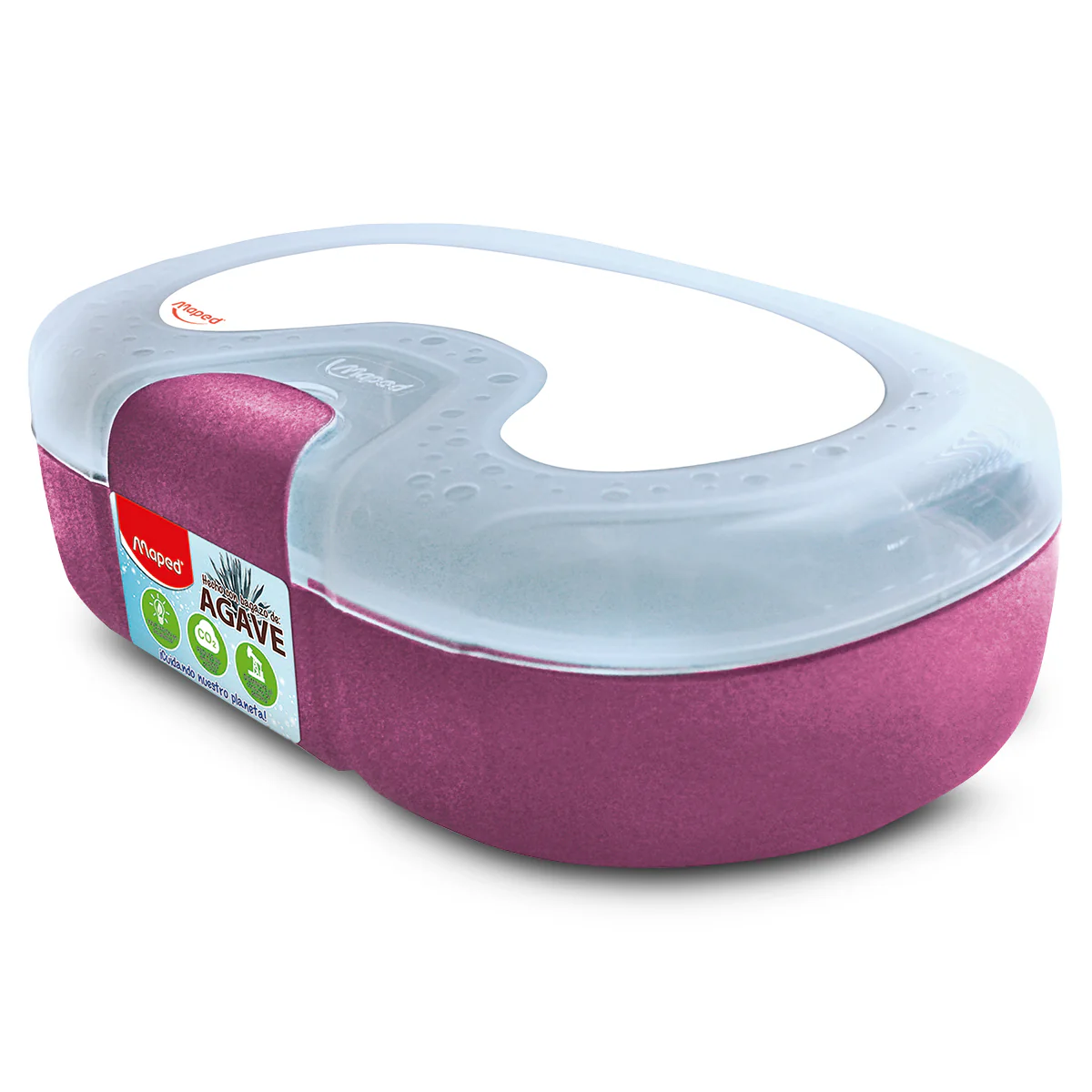 ESTUCHES P/LAPICES PLASTICO AGAVE ROSA - Image 2