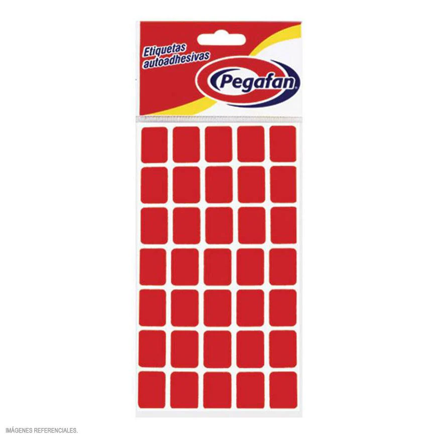 ETIQUETAS (1/2 X 3/4) 500/1 FLUO ROJA(19x13mm)
