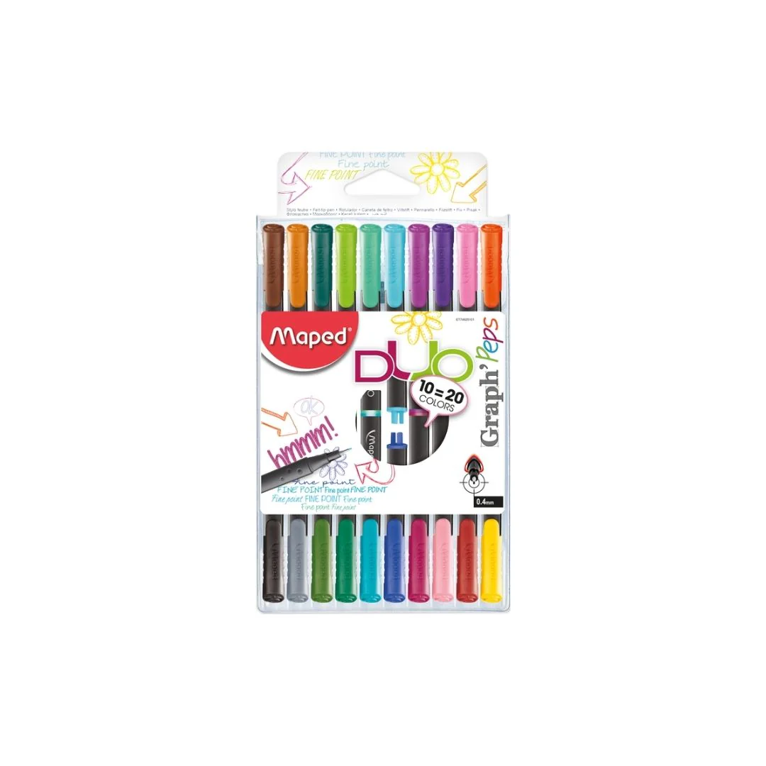 FELPAS GRAPHPEPS DUO 10/1 COLORES SURT.