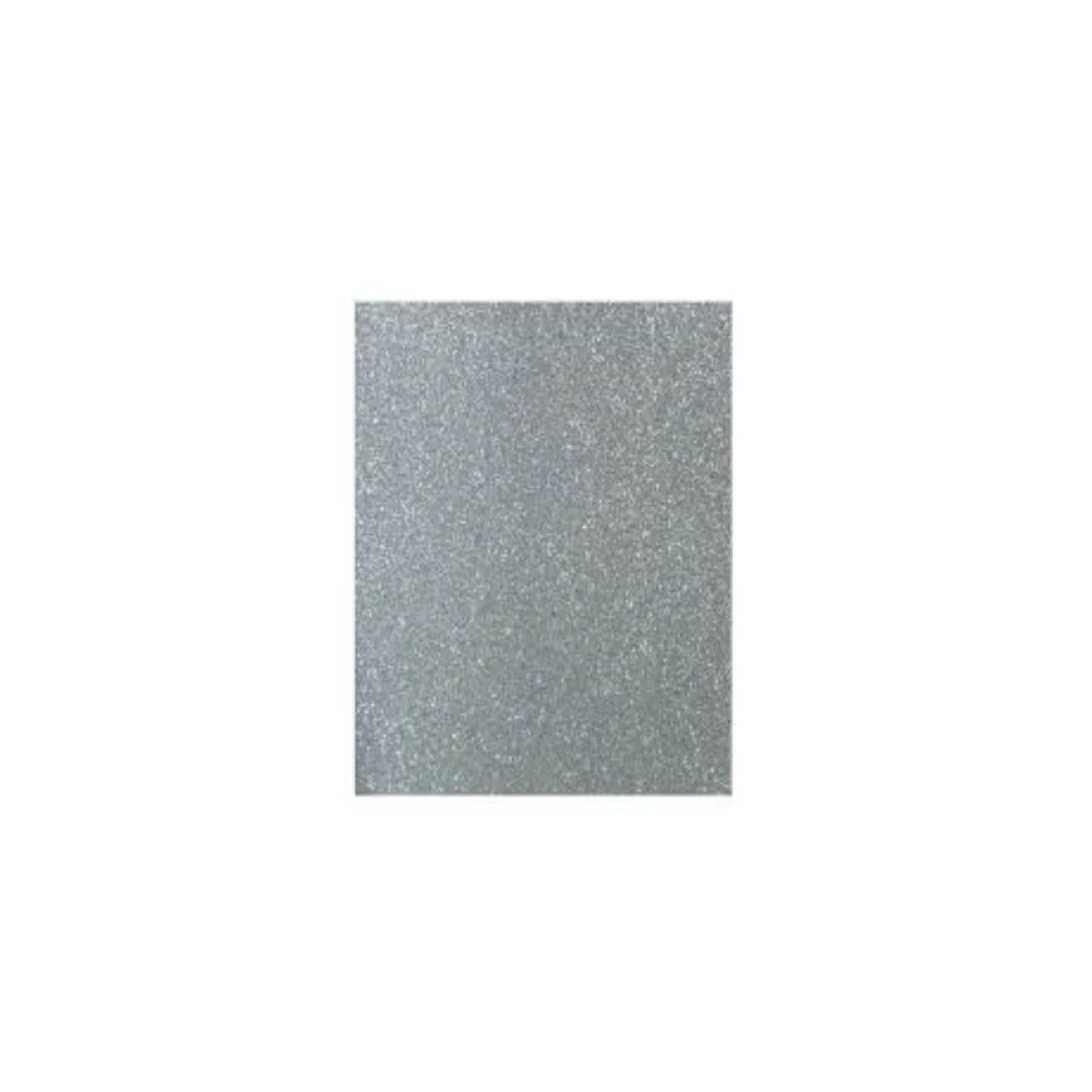 FOAMY ARTESCO GLITTER EVA (8.5 X 11)  PLATA