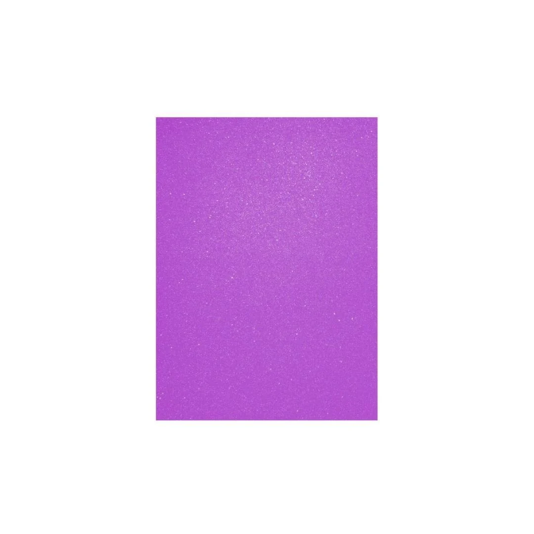 FOAMY ARTESCO GLITTER EVA (8.5 X 11) PURPURA/LIMON