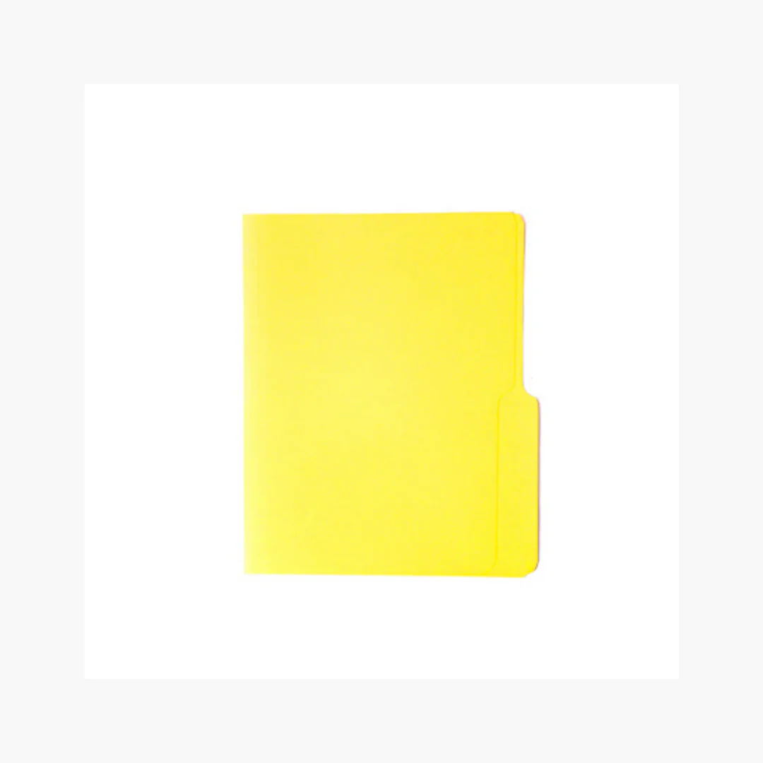 FOLDERS MANILA (8.5 X 11) AMARILLO 125/1