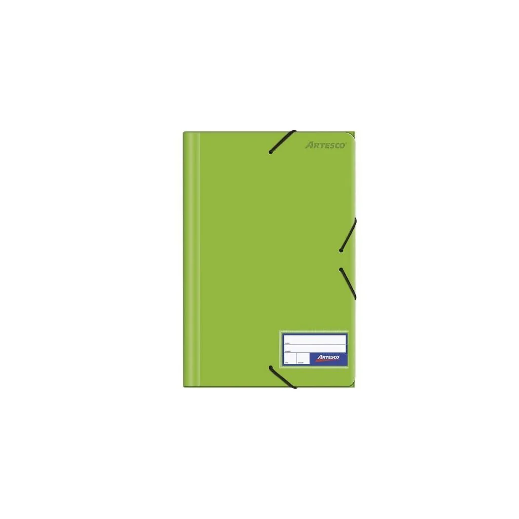 FOLDERS PLASTICO C/ELASTICO VERDE (8.5 X 11)