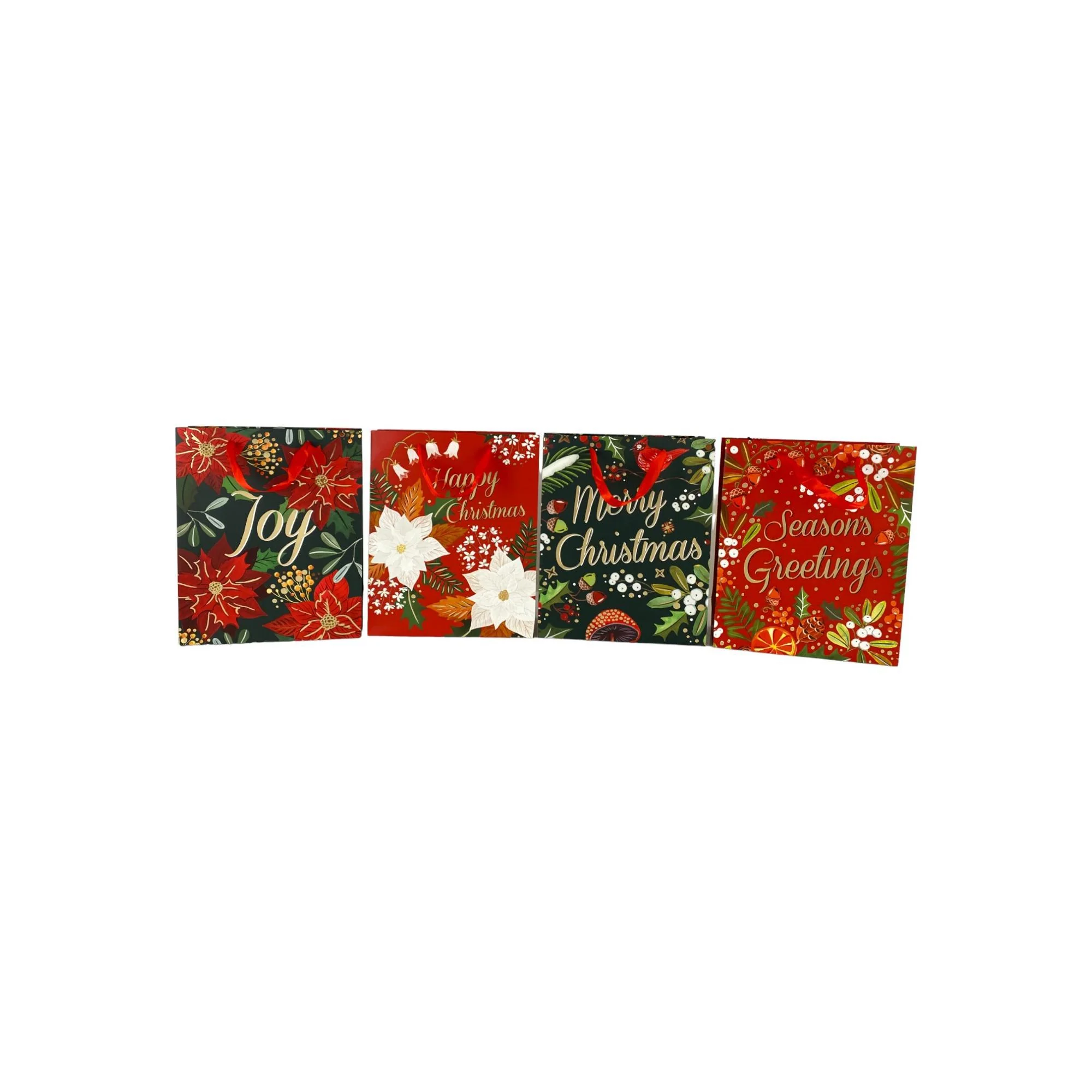 FUNDAS P/REGALO XMAS PLANE (26x32x10) NAVIDEÑA