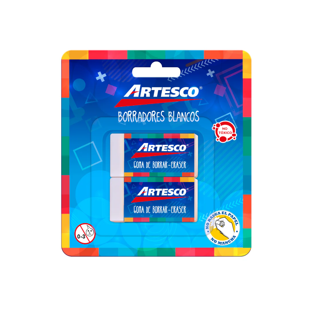 GOMAS DE BORRAR PEQUEÑA 2/1 BISTER