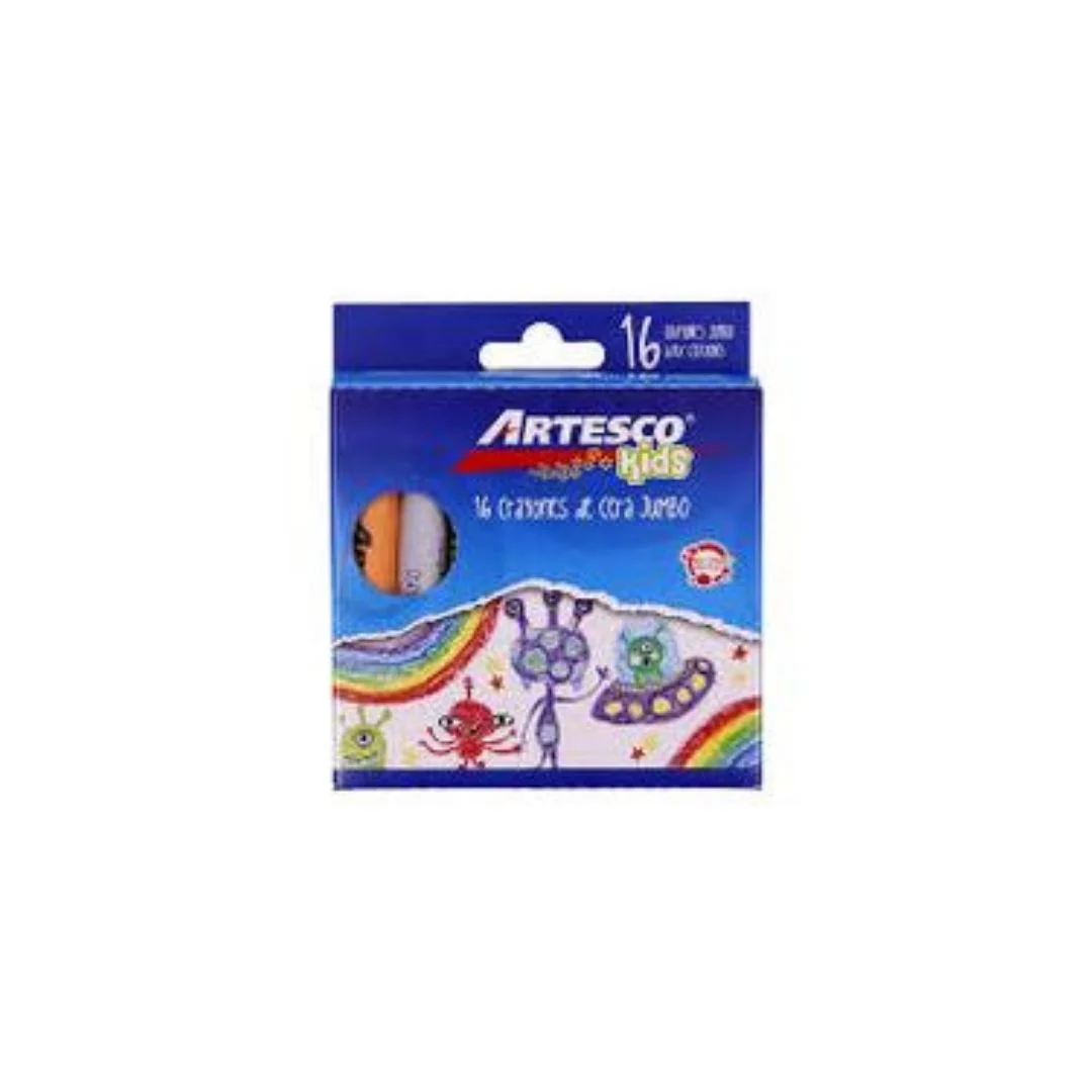 JUEGO CREYONES DE CERA PEQ. 16/1 (Artesco)