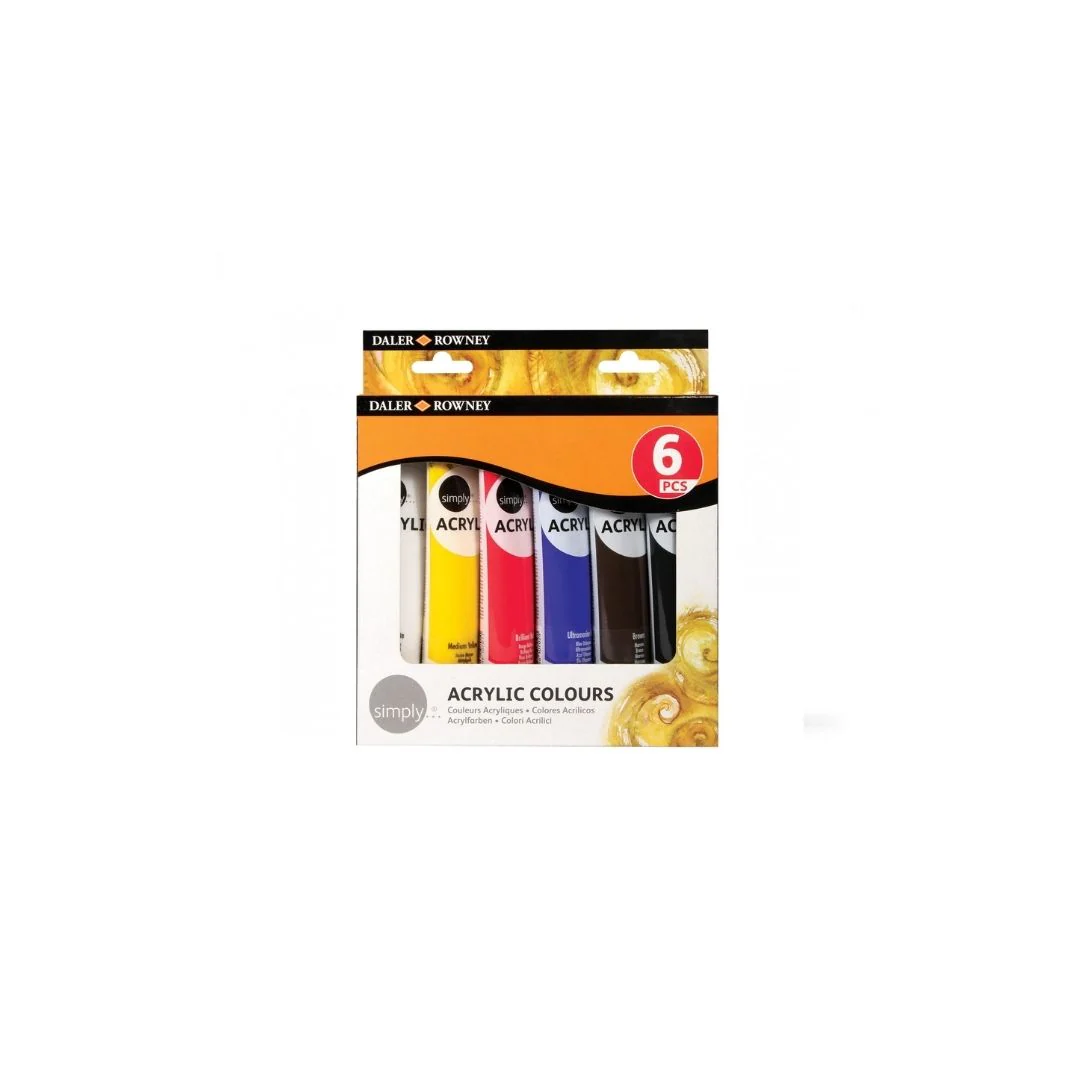 JUEGO DE ACRILICA SIMPLY 75 ML 6/1 BLISTER