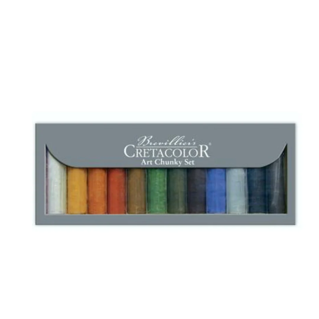 JUEGO DE CARBONCILLO EN COLORES CHUNKY 12/1