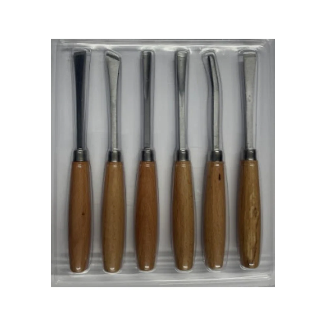 JUEGO DE CUCHILLAS P/LINOLEON 6/1 (Wooden carven knives)