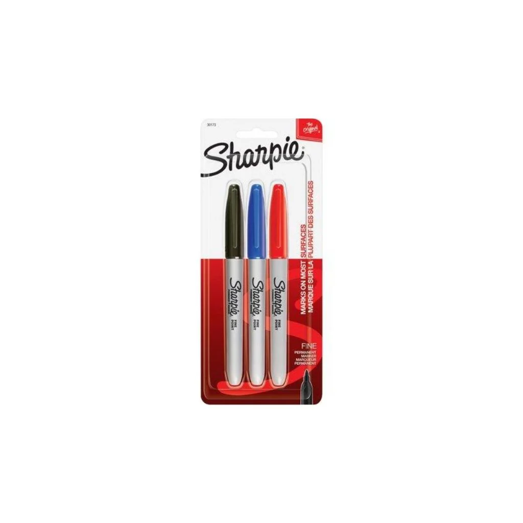 JUEGO DE FELPAS SHARPIE FINA  3/1 BL