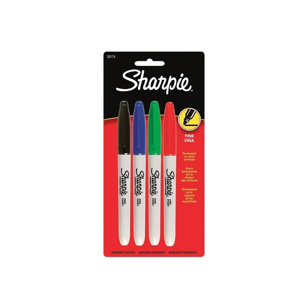 JUEGO DE FELPAS SHARPIE FINA  4/1 BLISTER DURO