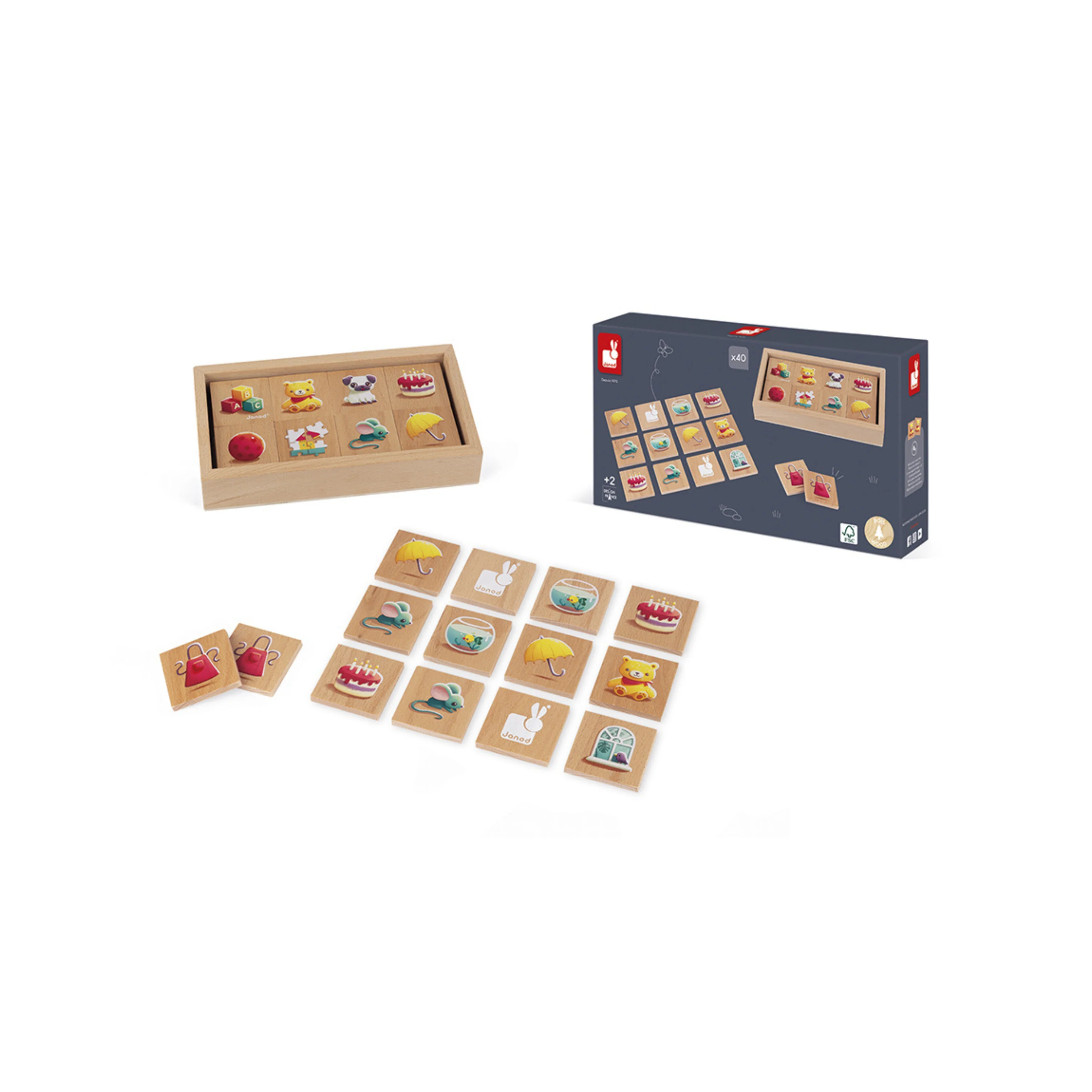 JUEGO DIDACTICO JANOD, MEMORIA PRIMERAS PALABRAS MOTS - Image 2