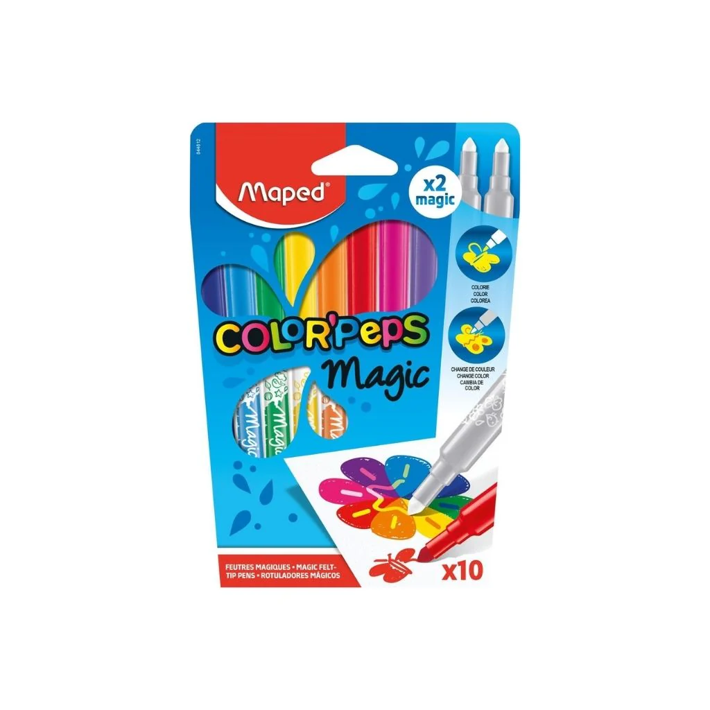 JUEGO FELPAS P/ROTULAR 10/1 COLORES MAGICOS