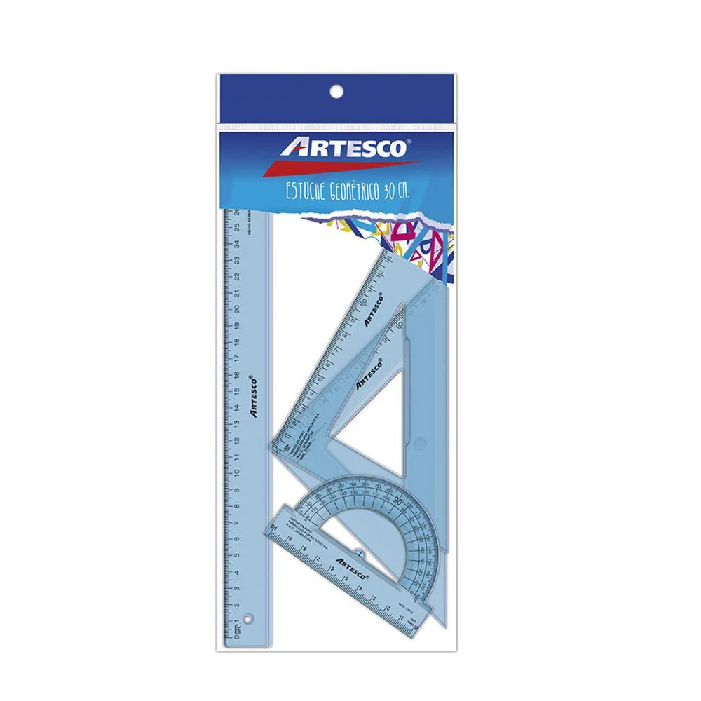 JUEGO GEOMETRICO ECONOMICO 30CM