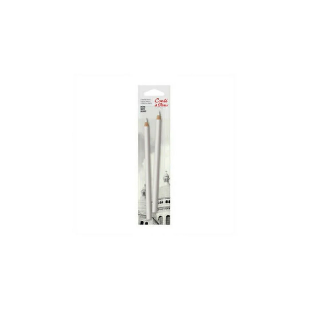 JUEGO LAPICES PASTEL 2/1 BLANCO BLISTER