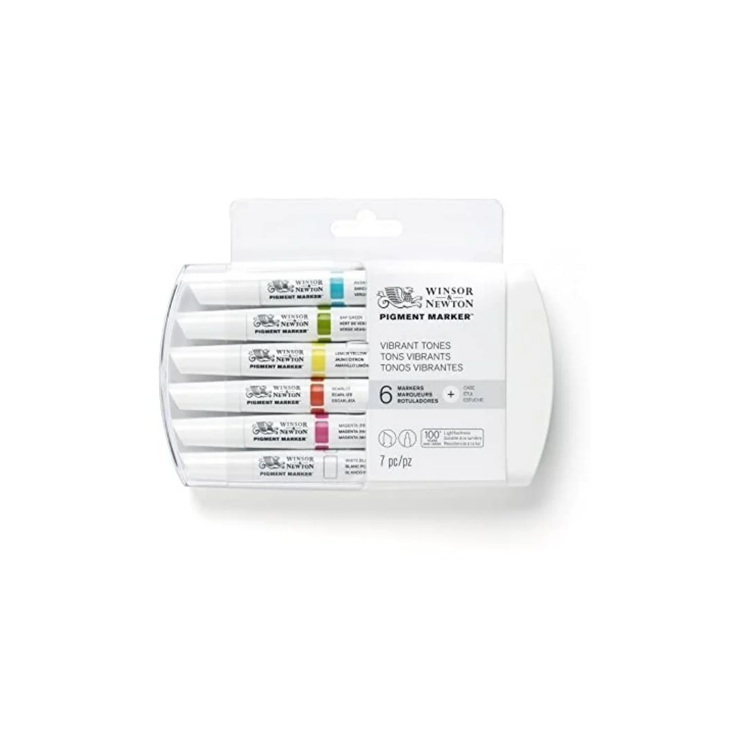 JUEGO MARCADORES D.PUNTAS 6/1 TONOS VIBRANTES