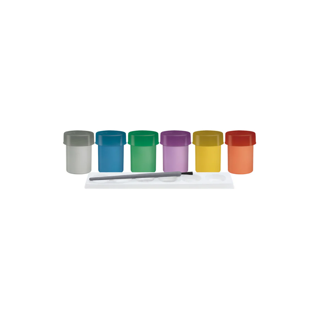 JUEGO TEMPERA METALICAS 6/1 + PINCEL 20ML BL - Image 3