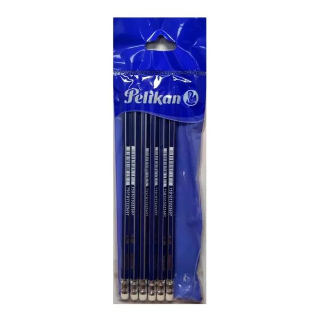 LAPICES #2HB AZUL 6/1 blister