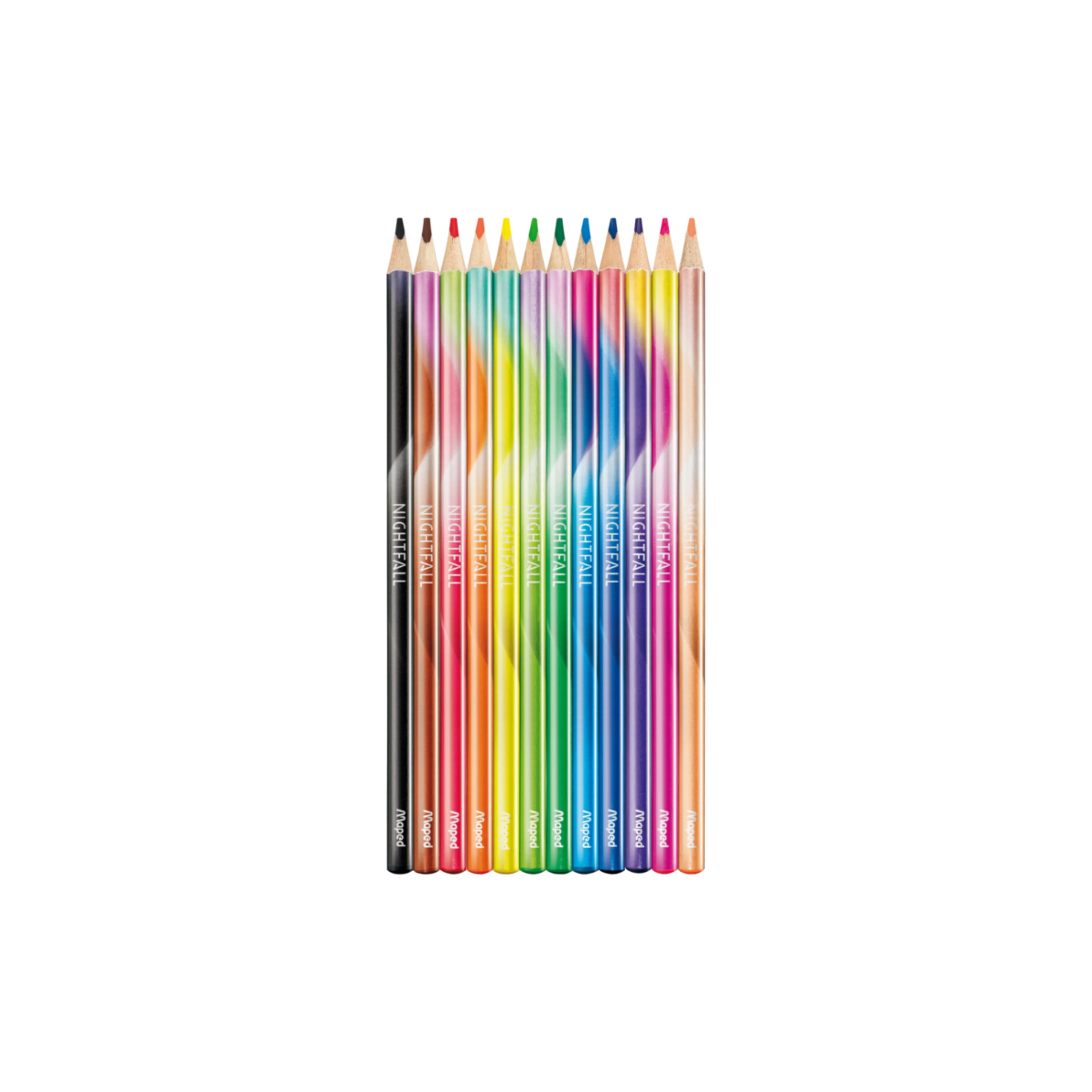 JUEGO LAPICES COLORES NIGHTFALL 12/1 CAJA DE CARTON - Image 2