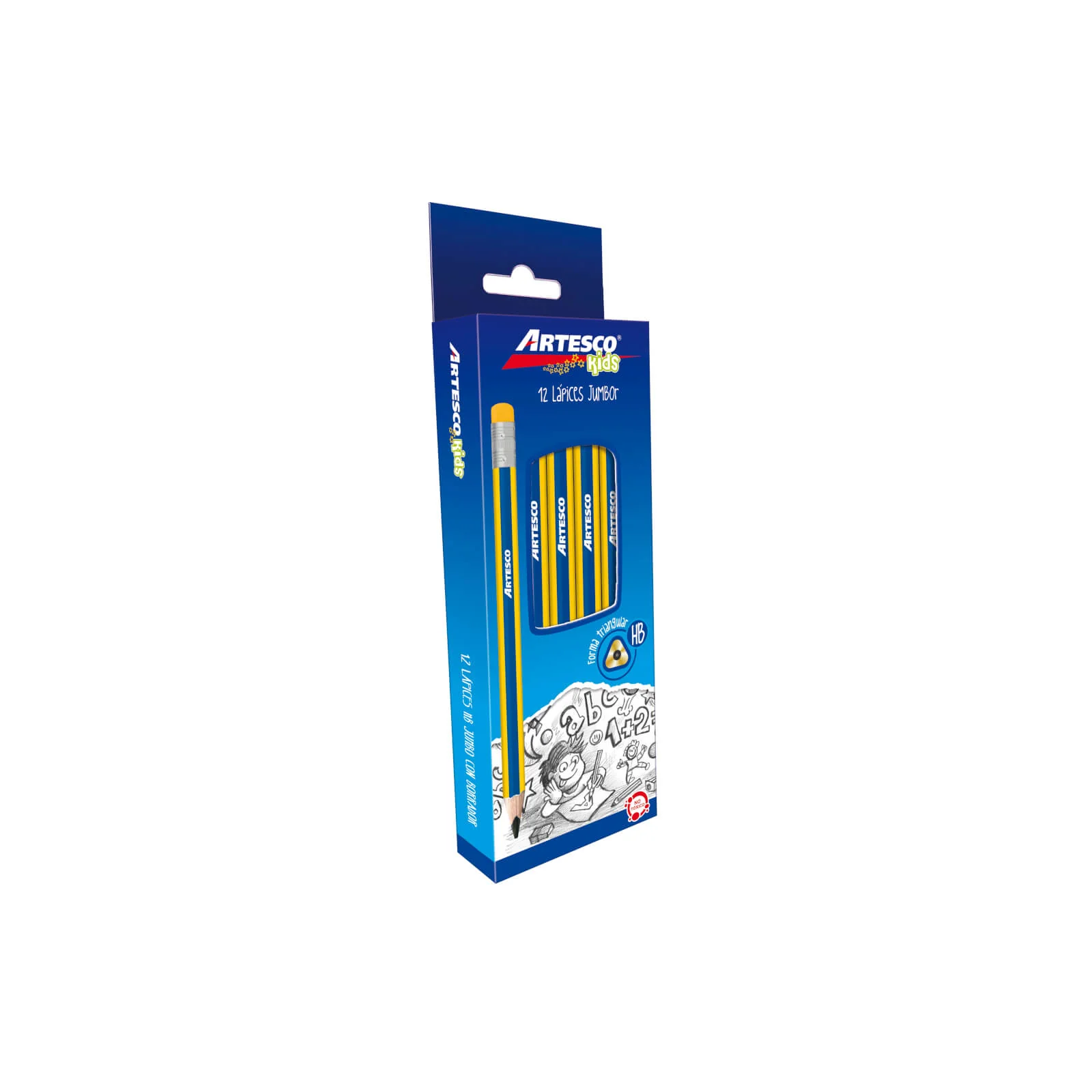 LAPICES GRAFITO JUMBO 12/1 TRIANGULAR