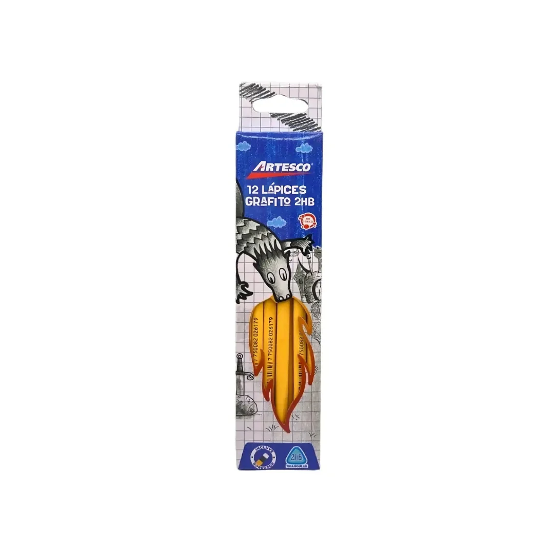 LAPICES DE ESCRIBIR No.2HB 12/1 AMARILLO TRIANGULAR BL