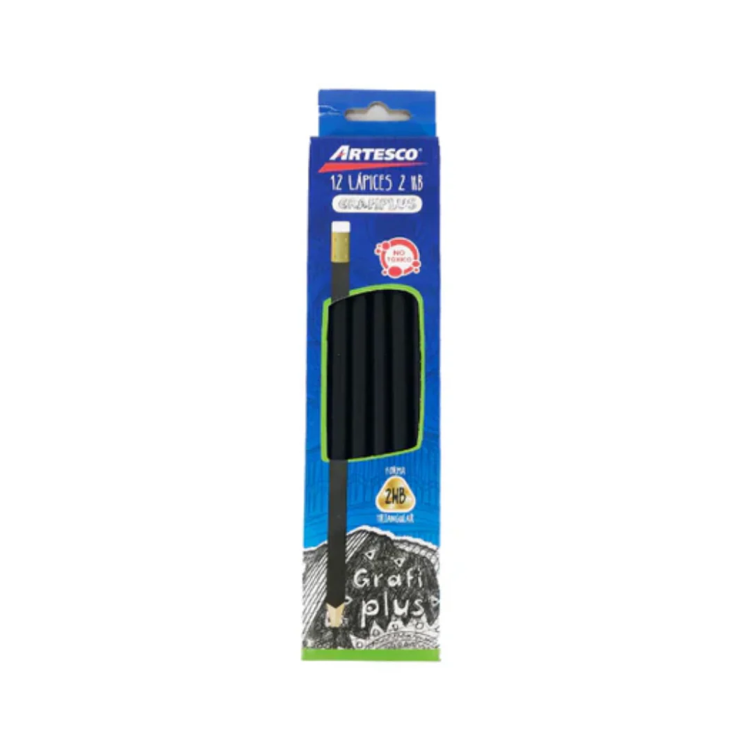 LAPICES ESCRIBIR NO.2 HB 12/1 NEGRO (Grafiplus)