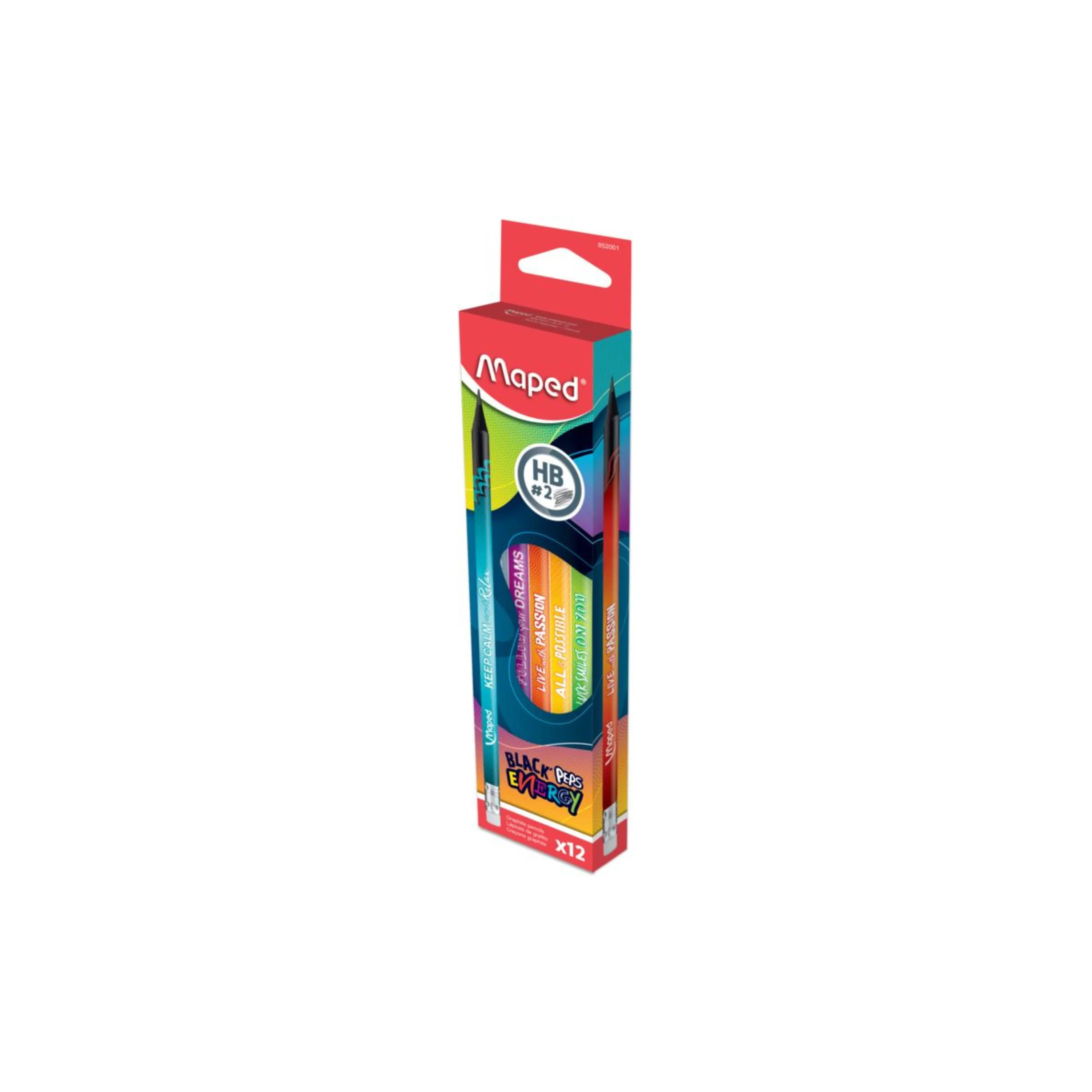 LAPICES DE ESCRIBIR # 2HB  BLACKPEPS ENERGY 12/1 BL