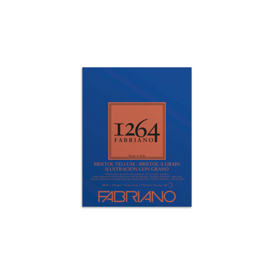 LIBRETAS DE DIBUJO BRISTOL VELLUM 270G (11 X 14") 20H