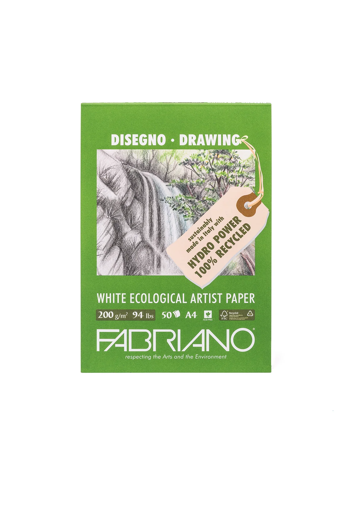 LIBRETAS DE DIBUJO PAD ECOLOGICA 200G A4 (21 X 29.7CM) 50H